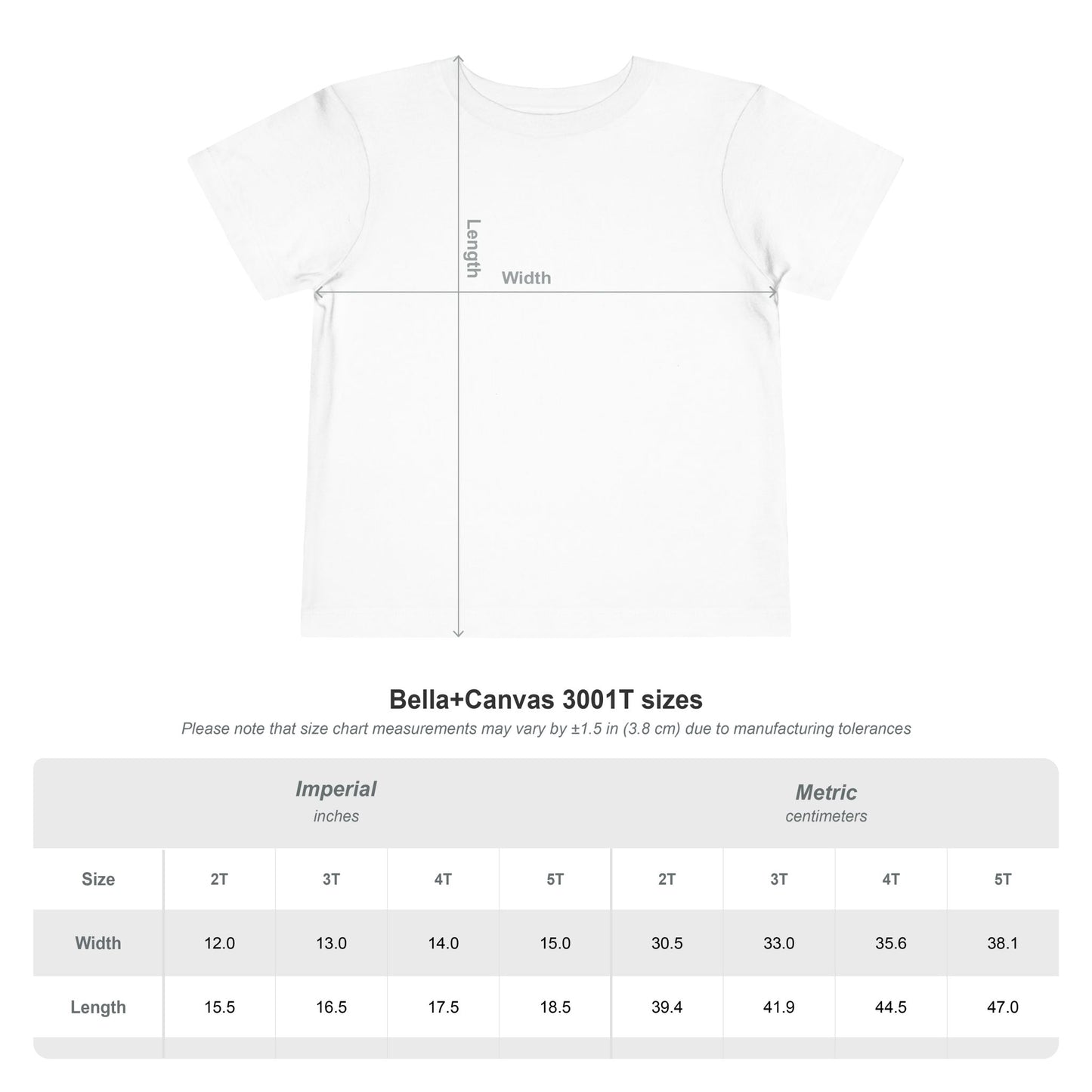 Toddler Short Sleeve Tee \ Phillip's Bears \ PBG1
