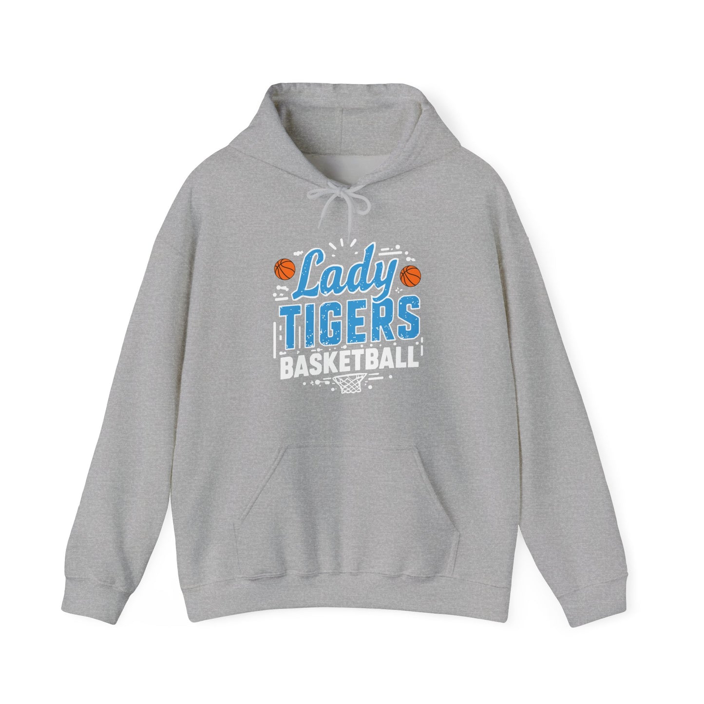 Adult Hoodie Sweatshirt \ Brilliant Tigers Basketball \ BTBKG1