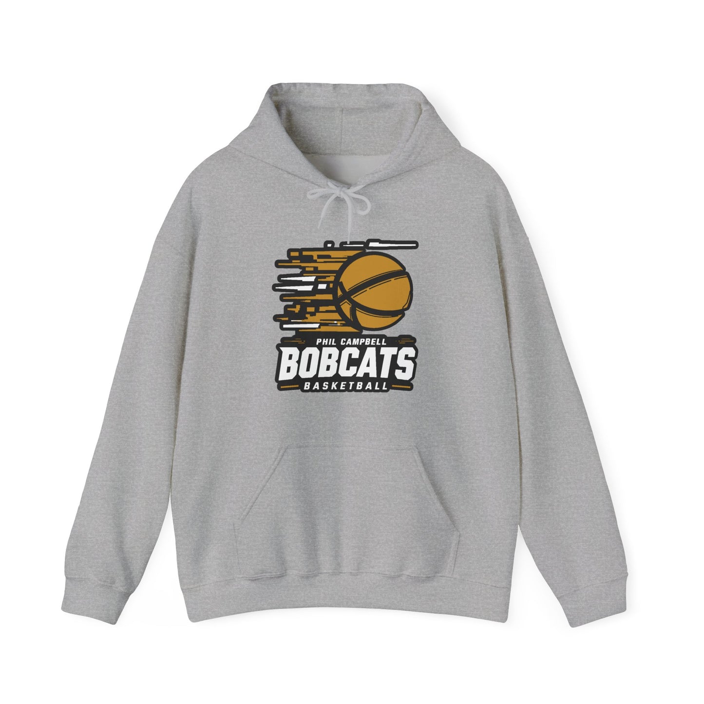 Adult Hoodie Sweatshirt \ Phil Campbell Bobcats Basketball \ PCBBK2
