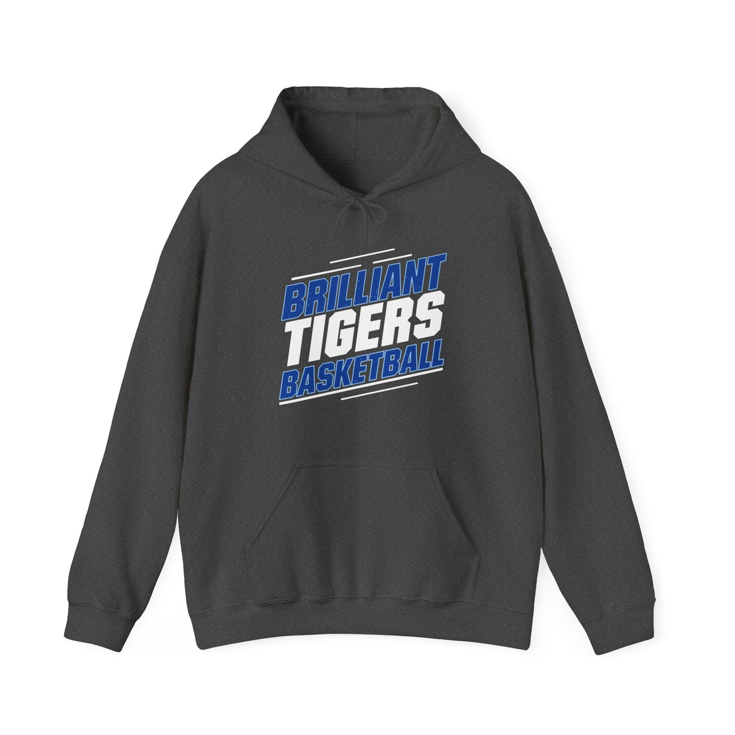 Adult Hoodie Sweatshirt \ Brilliant Tigers Basketball \ BTBK2