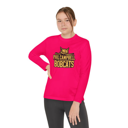 Youth Long Sleeve Tee \ Phil Campbell Bobcats \ PCB2