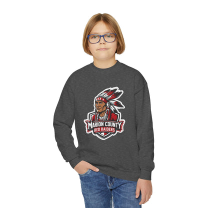 Youth Crewneck Sweatshirt \ Marion County Red Raiders \ MC2