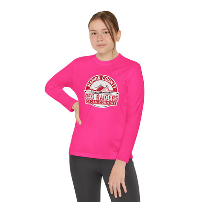Youth Long Sleeve Tee \ Marion County Red Raiders Cross-Country \ MCCC1