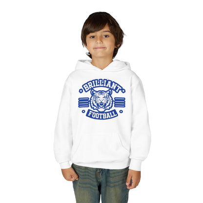 Youth Hoodie Sweatshirt \ Brilliant Tigers Football \ BTF2