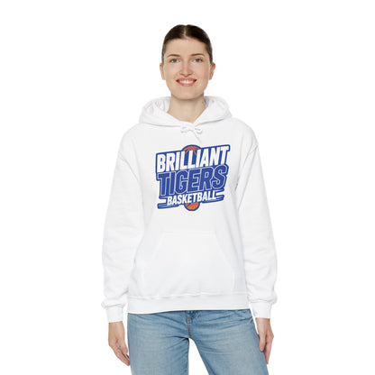 Adult Hoodie Sweatshirt \ Brilliant Tigers Basketball \ BTBK1
