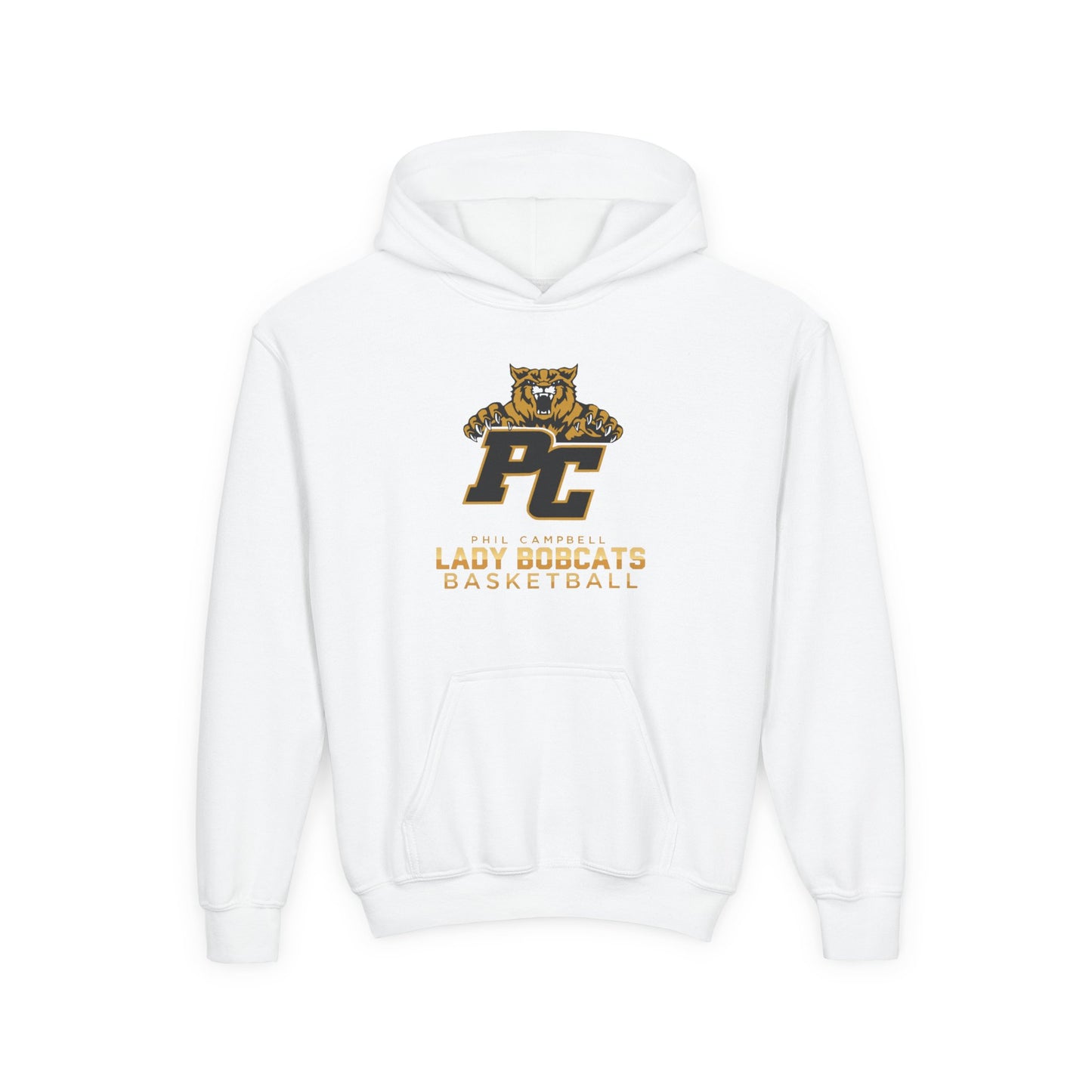 Youth Hoodie Sweatshirt \ Phil Campbell Bobcats Basketball \ PCBBKG1