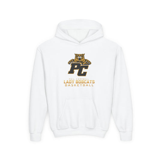 Youth Hoodie Sweatshirt \ Phil Campbell Bobcats Basketball \ PCBBKG1