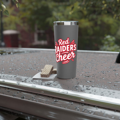 22oz Copper Insulated Tumbler \ Marion County Red Raiders Cheer \ MCC1
