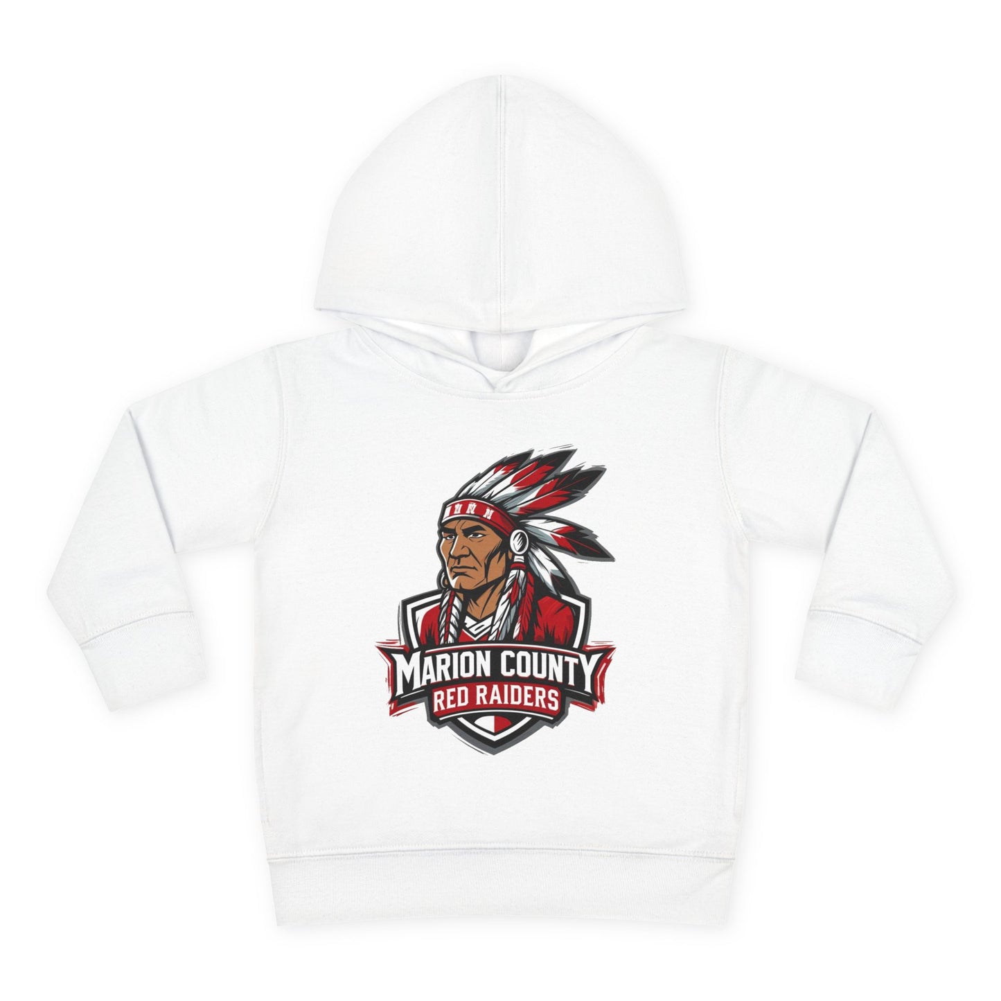 Toddler Hoodie Sweatshirt \ Marion County Red Raiders \ MC2