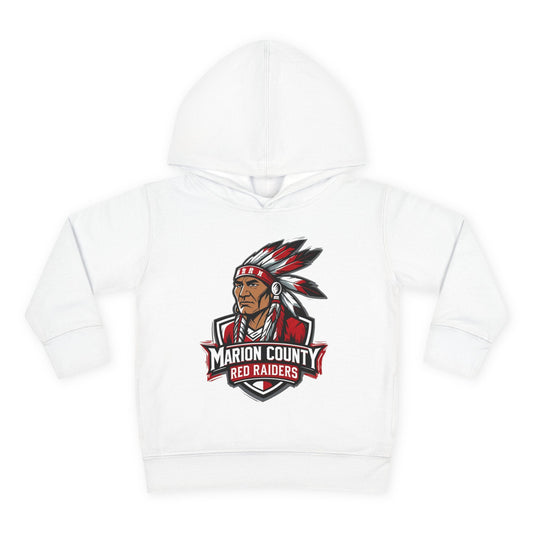 Toddler Hoodie Sweatshirt \ Marion County Red Raiders \ MC2