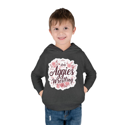 Toddler Hoodie Sweatshirt \ Hamilton Aggies Wrestling \ HAWG1