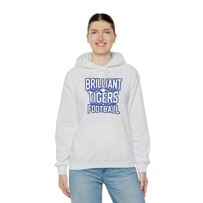 Adult Hoodie Sweatshirt \ Brilliant Tigers Football \ BTF1