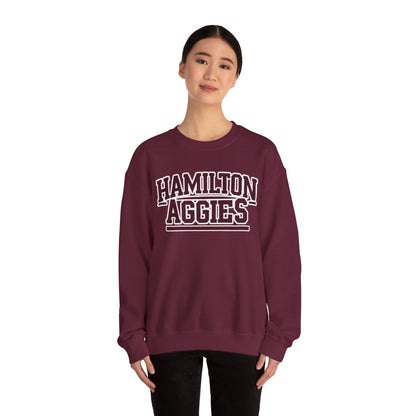 Adult Crewneck Sweatshirt \ Hamilton Aggies \ HA2