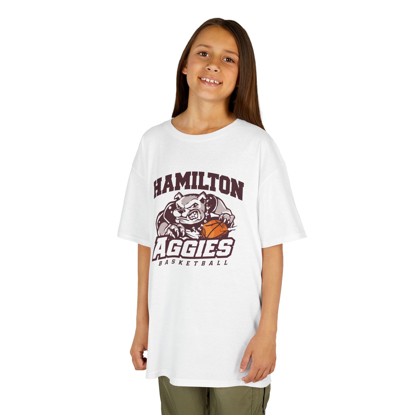 Youth Tee \ Hamilton Aggies Basketball \ HABB1