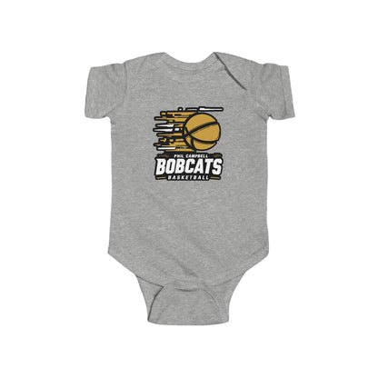 Short Sleeve Baby Bodysuit \ Phil Campbell Bobcats Basketball \ PCBBK2