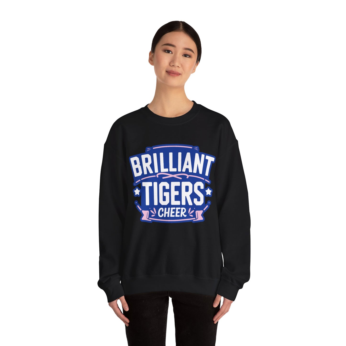 Adult Crewneck Sweatshirt \ Brilliant Tigers Cheer \ BTC2