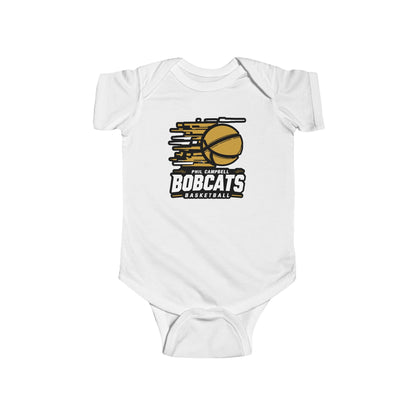 Short Sleeve Baby Bodysuit \ Phil Campbell Bobcats Basketball \ PCBBK2