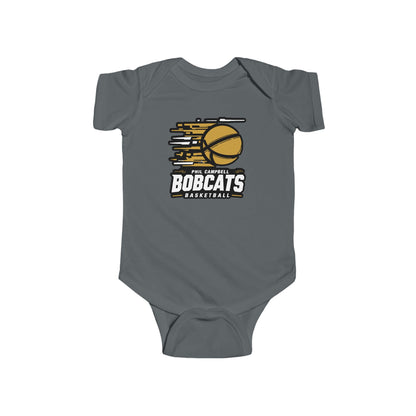 Short Sleeve Baby Bodysuit \ Phil Campbell Bobcats Basketball \ PCBBK2