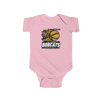 Short Sleeve Baby Bodysuit \ Phil Campbell Bobcats Basketball \ PCBBK2