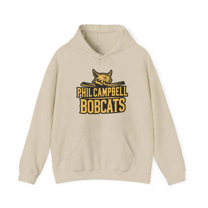 Adult Hoodie Sweatshirt \ Phil Campbell Bobcats \ PCB2