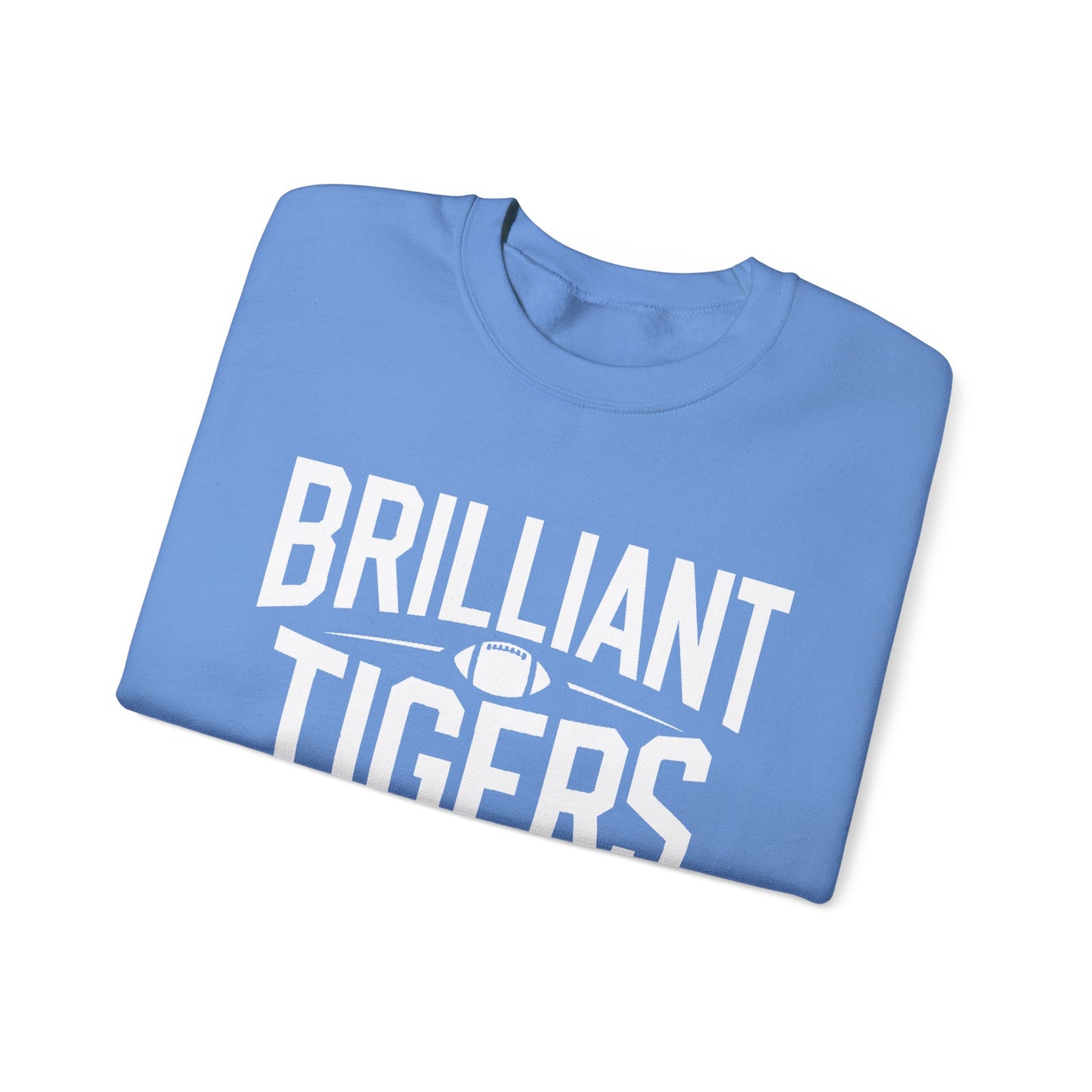 Adult Crewneck Sweatshirt \ Brilliant Tigers Football \ BTF1