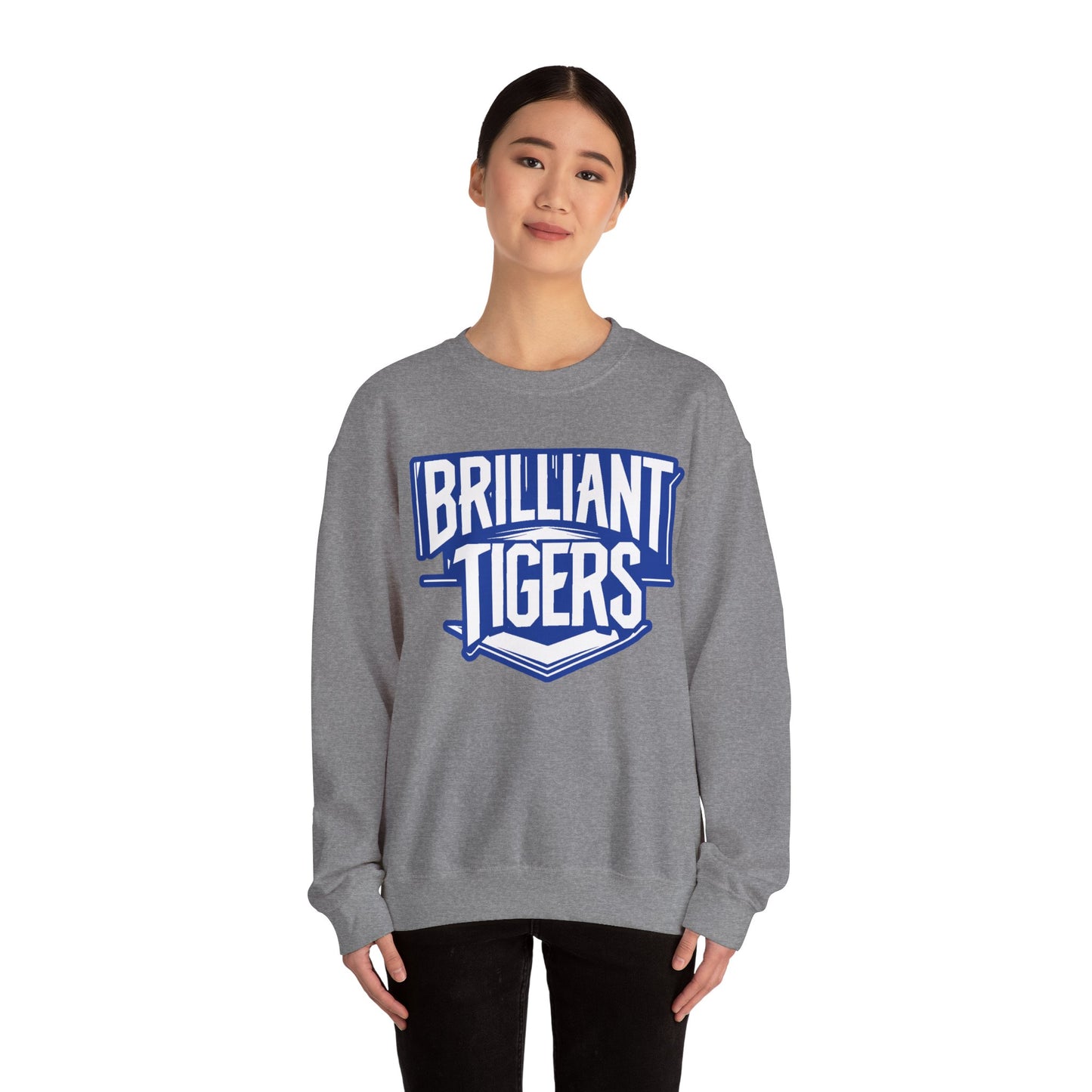 Adult Crewneck Sweatshirt \ Brilliant Tigers \ BT2