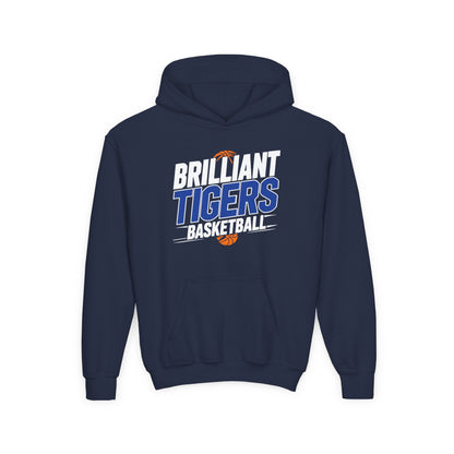 Youth Hoodie Sweatshirt \ Brilliant Tigers Basketball \ BTBK1