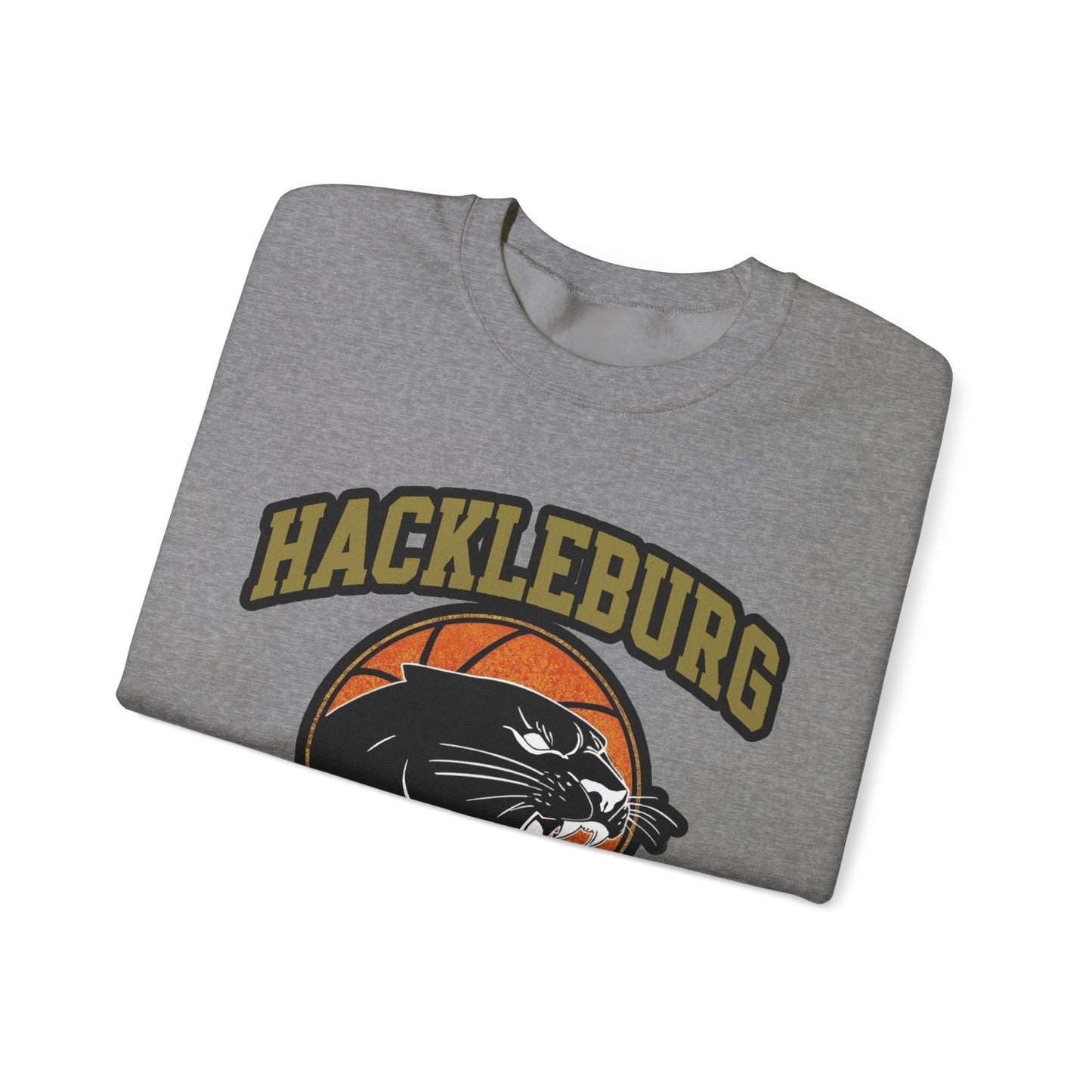 Adult Crewneck Sweatshirt \ Hackleburg Panther Basketball \ HPBK1