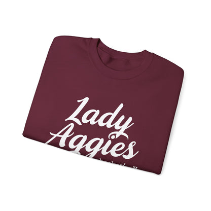Adult Crewneck Sweatshirt \ Hamilton Aggies Basketball \ HABBG2