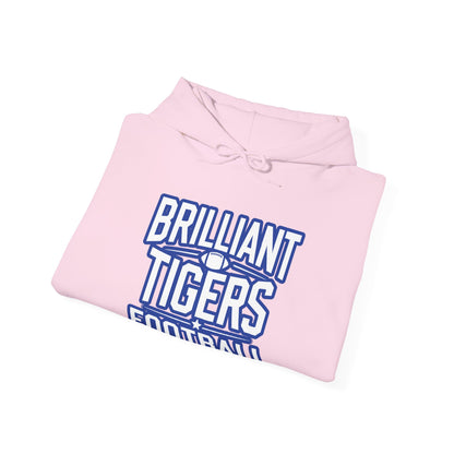 Adult Hoodie Sweatshirt \ Brilliant Tigers Football \ BTF1