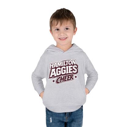 Toddler Hoodie Sweatshirt \ Hamilton Aggies Cheer \ HAC1