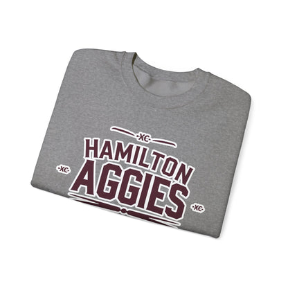 Adult Crewneck Sweatshirt \ Hamilton Aggies Cross-Country \ HCC1