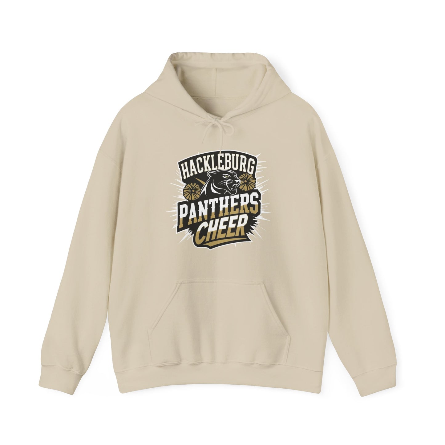 Adult Hoodie Sweatshirt \ Hackleburg Panthers Cheer \ HPC1