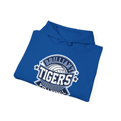 Adult Hoodie Sweatshirt \ Brilliant Tigers Volleyball \ BTV1