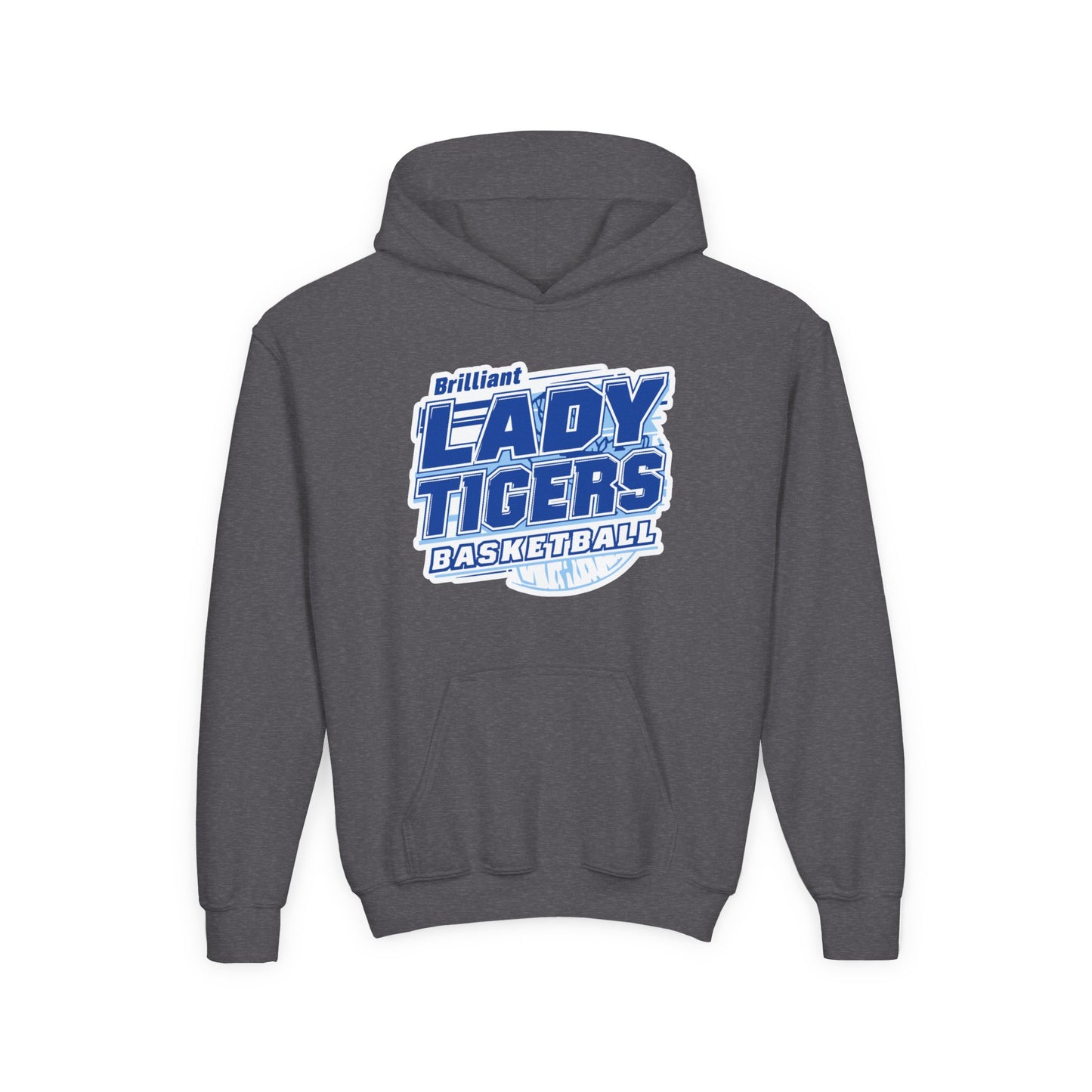 Youth Hoodie Sweatshirt \ Brilliant Tigers Basketball \ BTBKG2