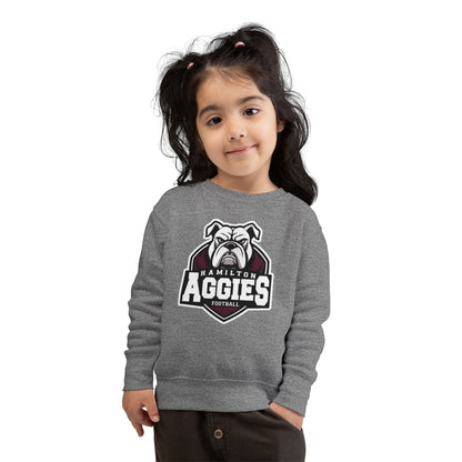 Toddler Crewneck Sweatshirt \ Hamilton Aggies Football \ HAF2