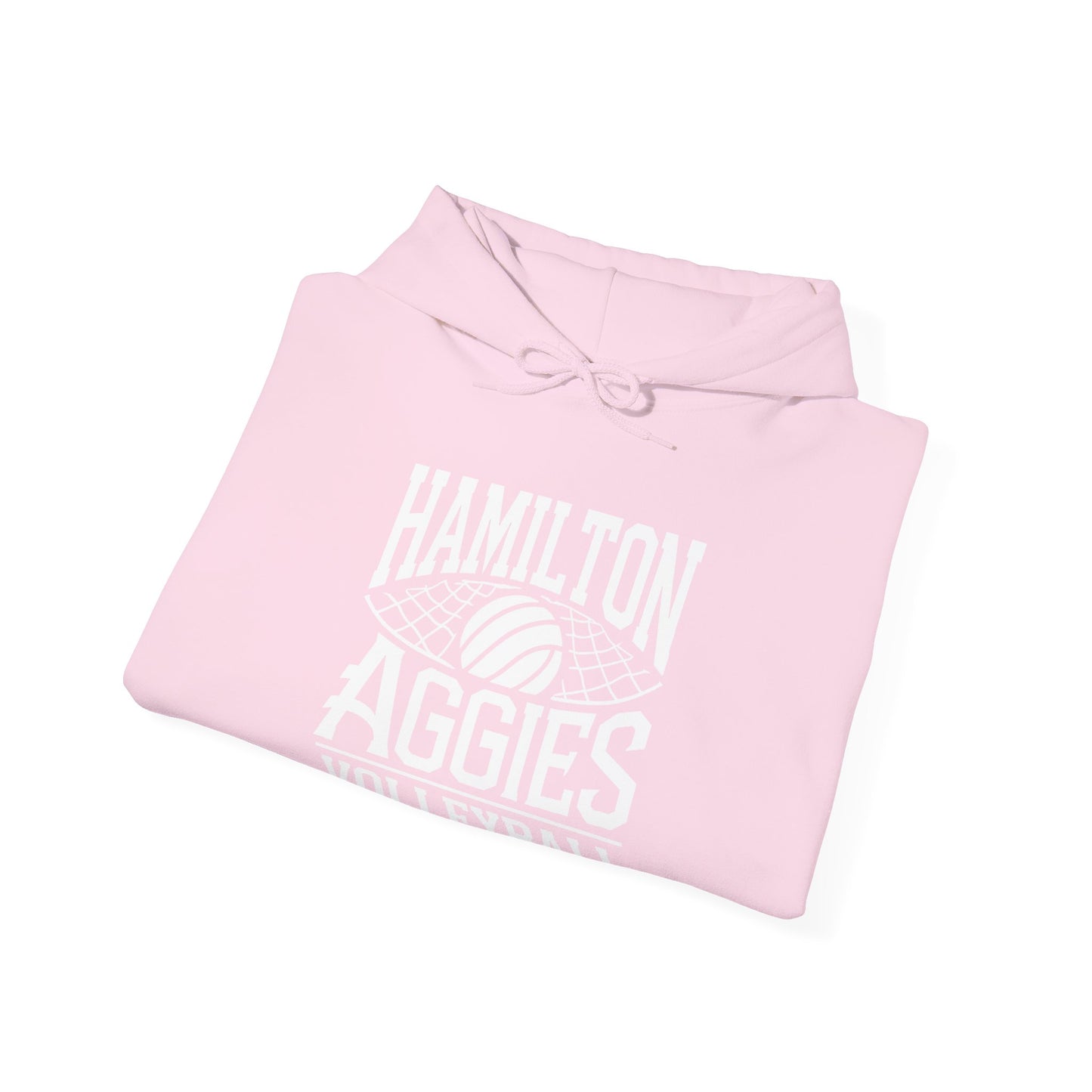 Adult Hoodie Sweatshirt \ Hamilton Aggies Volleyball \ HAV2
