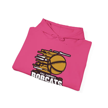 Adult Hoodie Sweatshirt \ Phil Campbell Bobcats Basketball \ PCBBK2