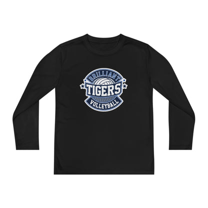 Youth Long Sleeve Tee \ Brilliant Tigers Volleyball \ BTV1