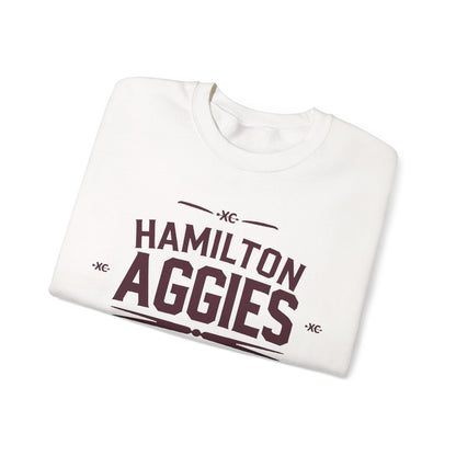 Adult Crewneck Sweatshirt \ Hamilton Aggies Cross-Country \ HCC1