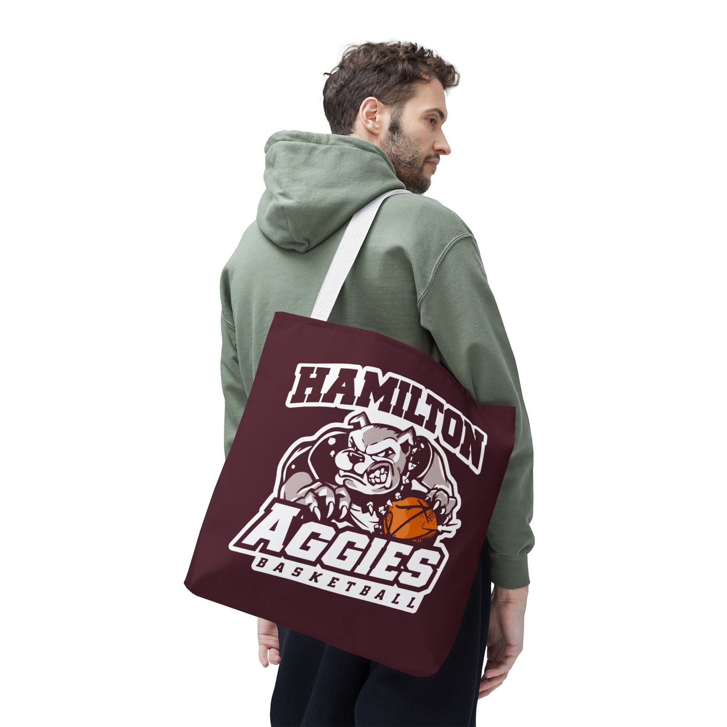 Tote Bag \ Hamilton Aggies Basketball \ HABB1