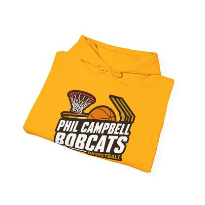Adult Hoodie Sweatshirt \ Phil Campbell Bobcats Basketball \ PCBBK1