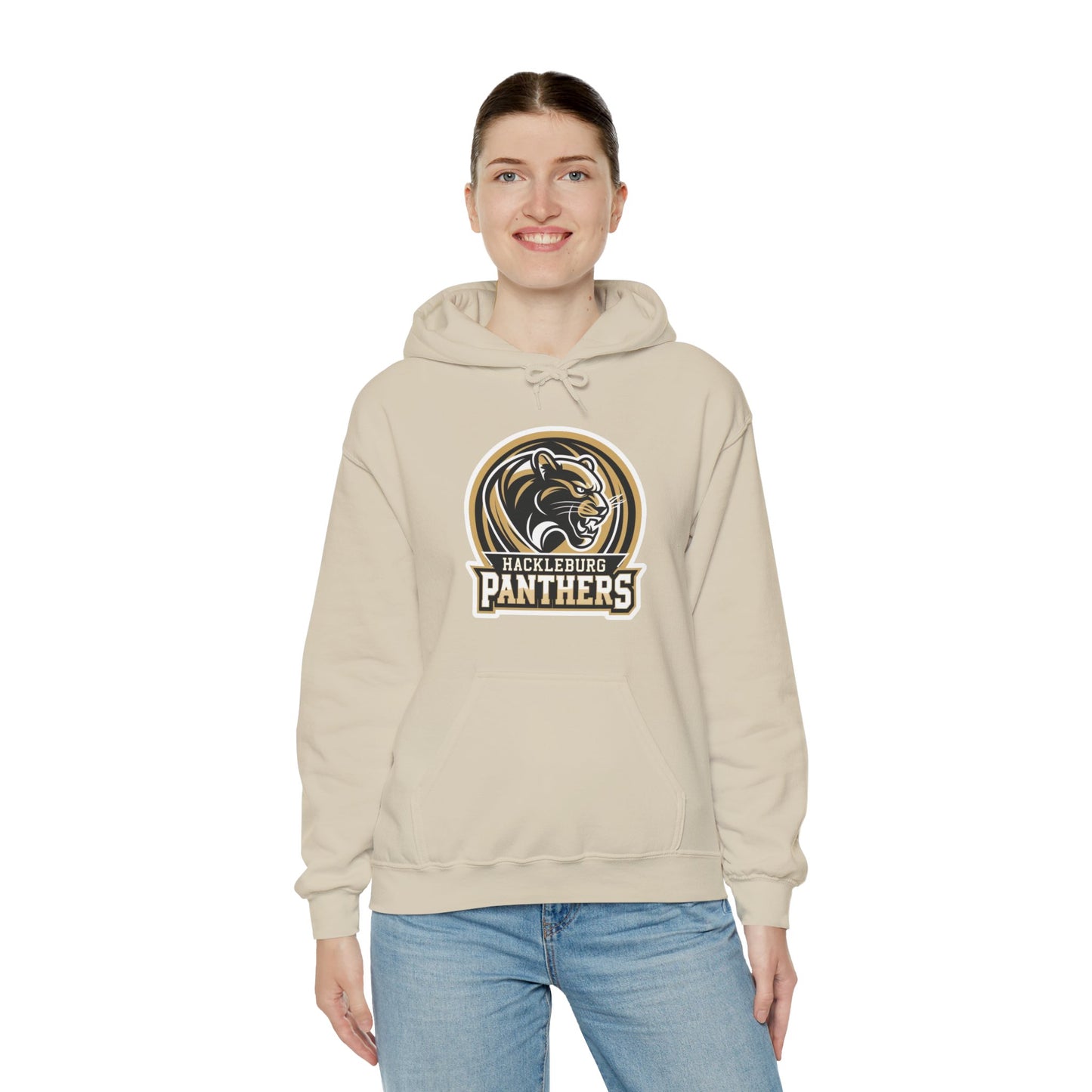 Adult Hoodie Sweatshirt \ Hackleburg Panthers \ HP2