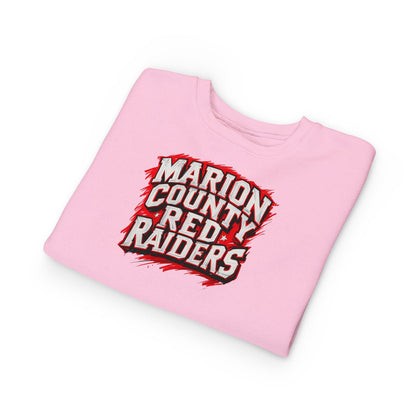 Toddler Crewneck Sweatshirt \ Marion County Red Raiders \ MC1