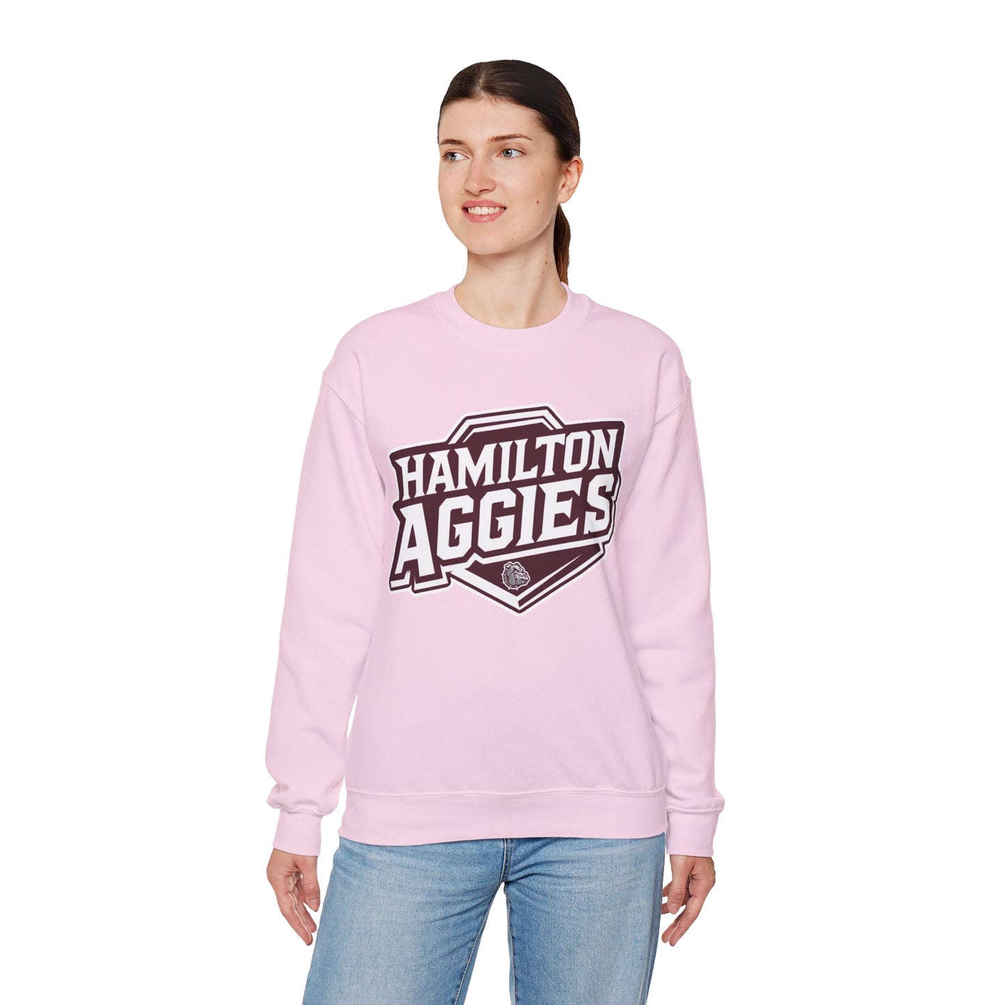 Adult Crewneck Sweatshirt \ Hamilton Aggies \ HA1