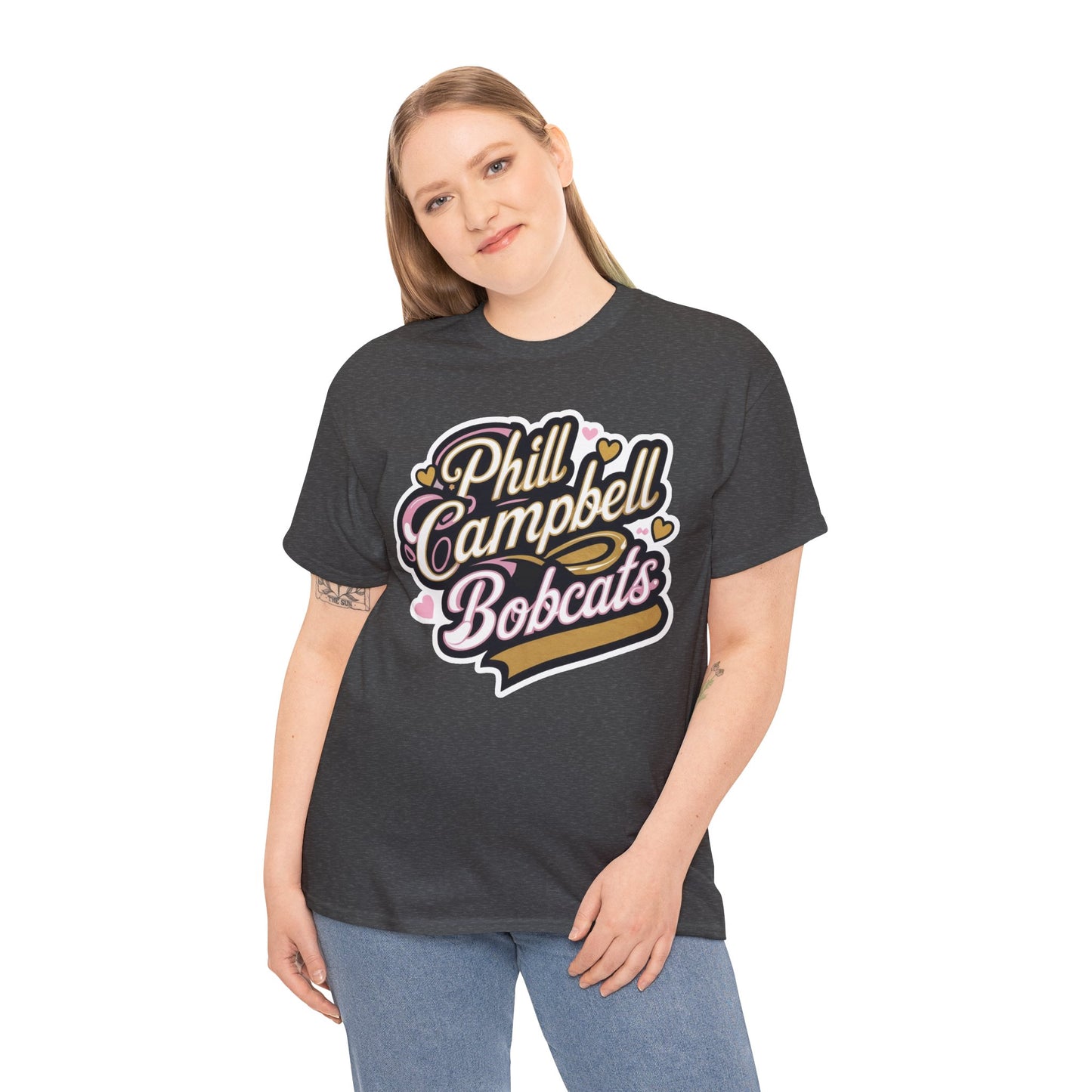 Adult Tee \ Phill Campbell Bobcats \ PCBG1