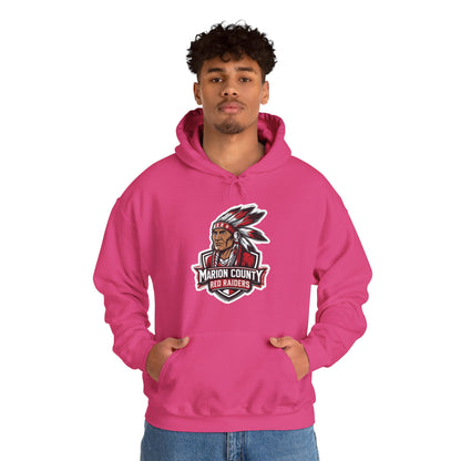 Adult Hooded Sweatshirt \ Marion County Red Raiders \ MC2