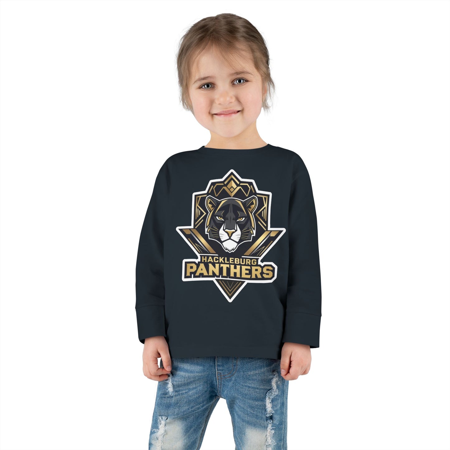 Toddler Long Sleeve Tee \ Hackleburg Panthers \ HP1