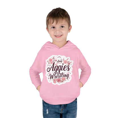 Toddler Hoodie Sweatshirt \ Hamilton Aggies Wrestling \ HAWG1