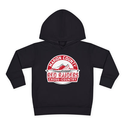 Toddler Hoodie Sweatshirt \ Marion County Red Raiders Cross-Country \ MCCC1
